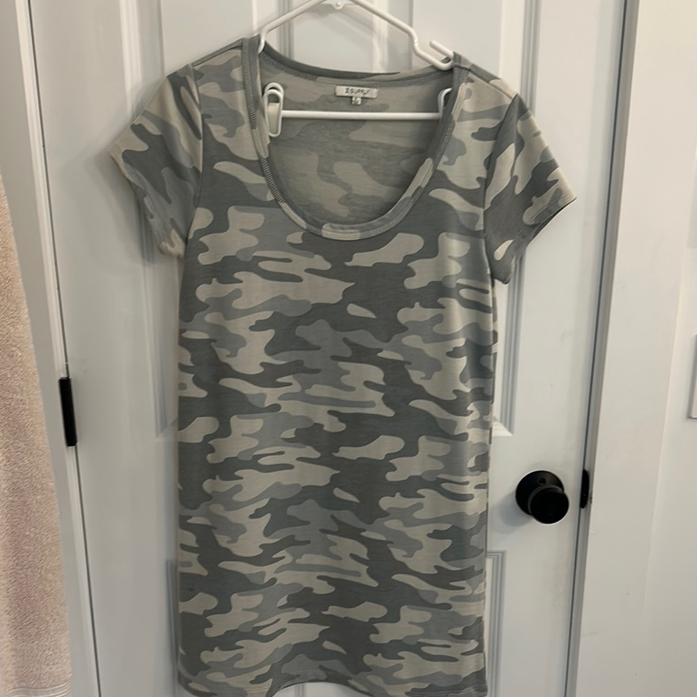 Camouflage T-Shirt Dress